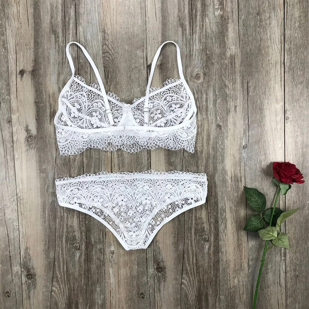 Zara rose lingerie set