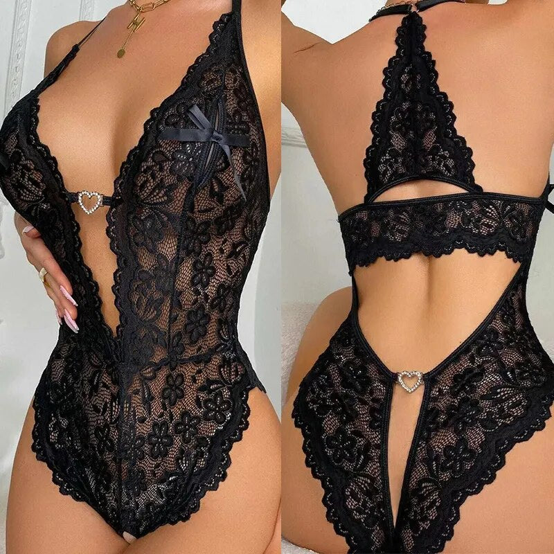 Serena Crotchless Bodysuit