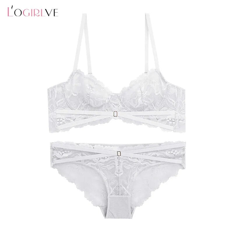 Tara Embroidery Lace Underwear set